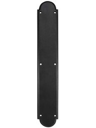 Solid-Bronze Arched Push Plate.